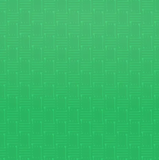A green background pattern that looks like the texture of a dodgeball